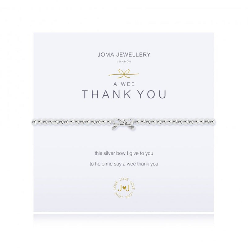 Joma Jewellery A Wee Thank You Bracelet 1509