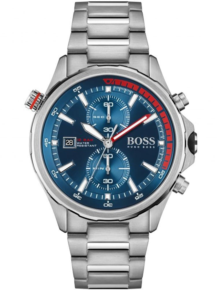 Hugo Boss Globe Trotter S/S Watch Blue Dial 1513823