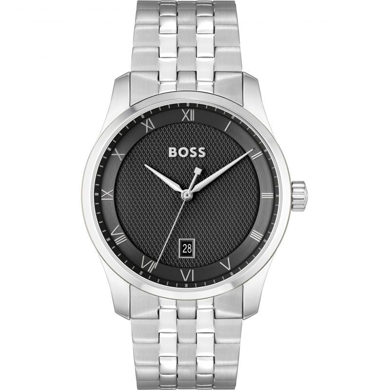BOSS Gents Principle Black Dial Watch 1514123