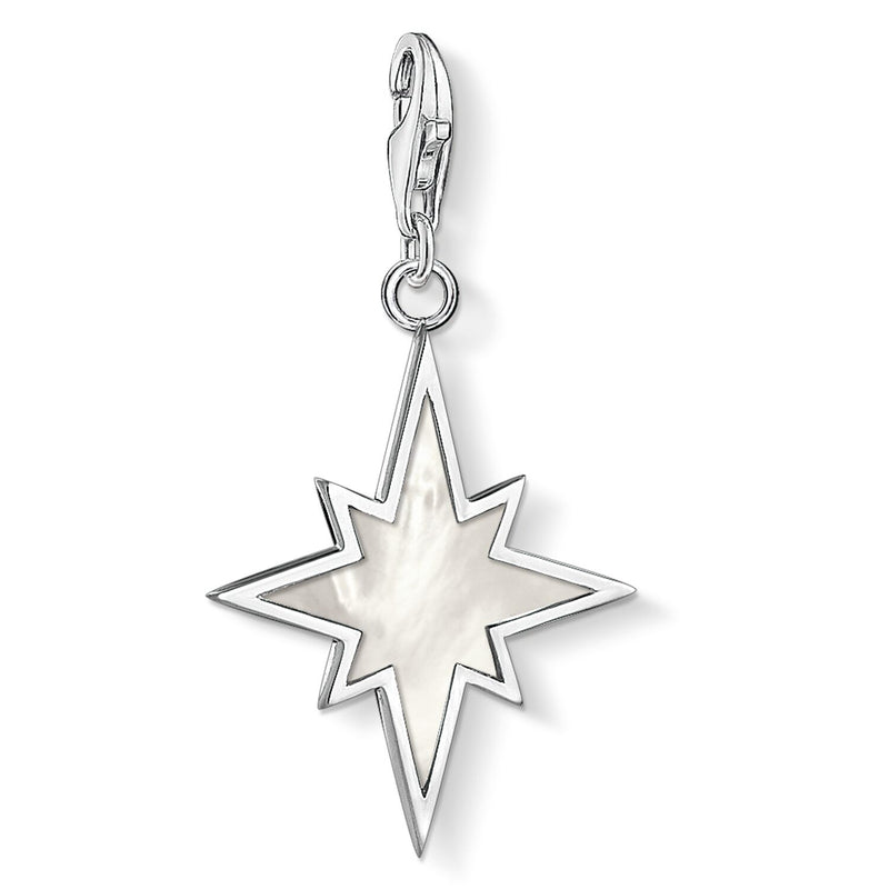 Thomas Sabo Mother of Pearl Star Charm 1538-029-14