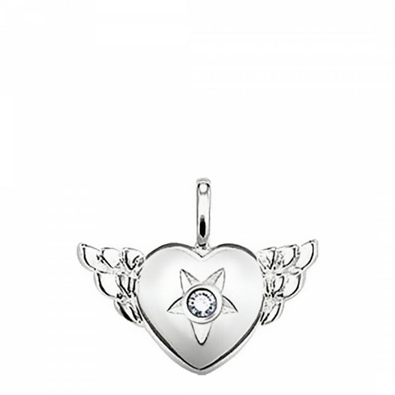 Thomas Sabo Diamond Winged Heart Charm PE0019-153-14