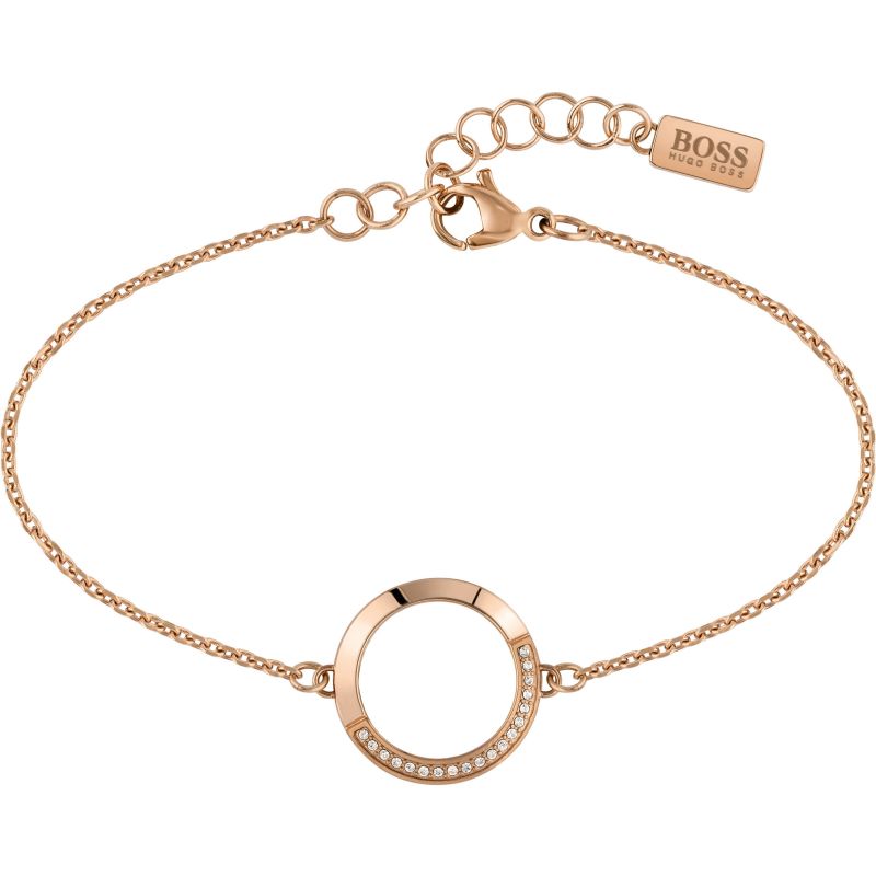 Hugo Boss Ophelia Rose Gold Tone Bracelet 1580026