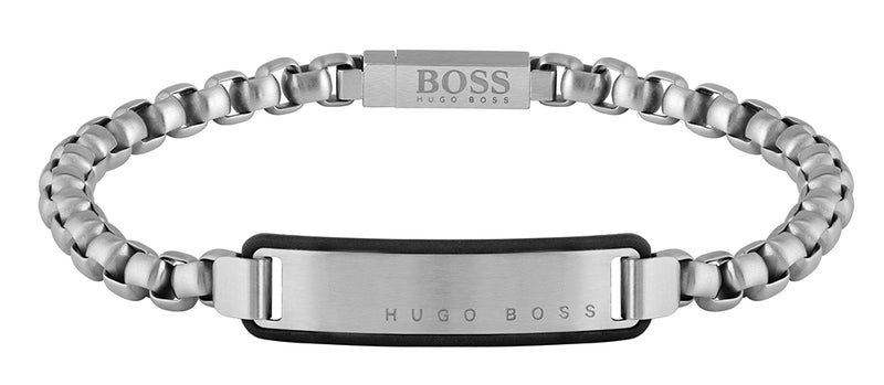 Hugo Boss S/S Silicone frame ID Bracelet 1580049M