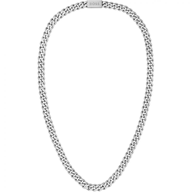 BOSS Men's Stainless Steel Link Necklace 1580142