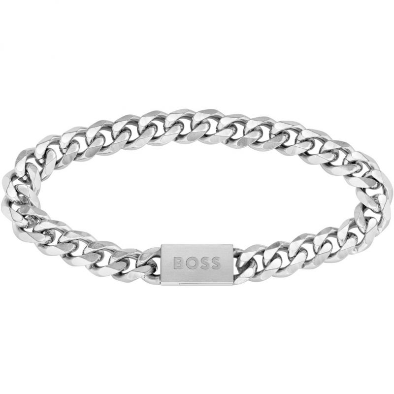 BOSS Men's Stainless Steel Link Bracelet 1580144M