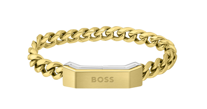 BOSS Gold Tone gents Bracelet 1580318M