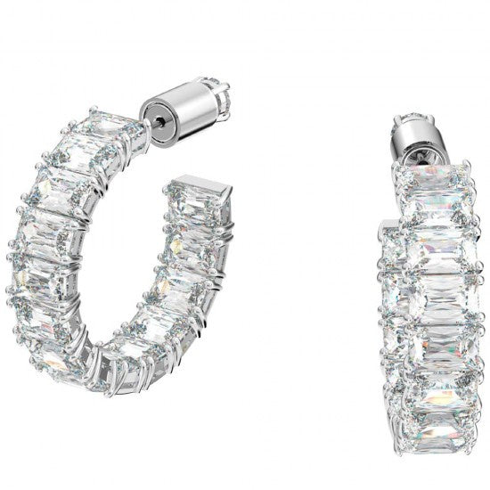 Swarovski Millenia Hoop Clear Crystal Earrings 5612673