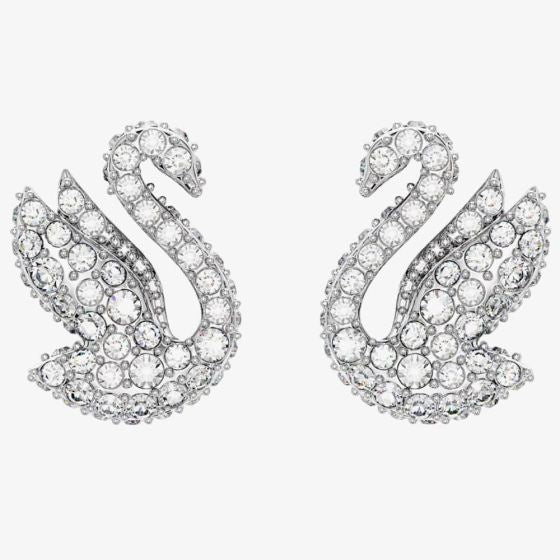Swarovski Iconic Small Swan Stud Earrings 5647873