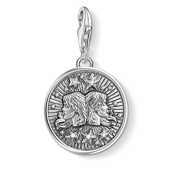 Thomas Sabo Silver Cubic Zirconia Gemini Charm 1642-643-21