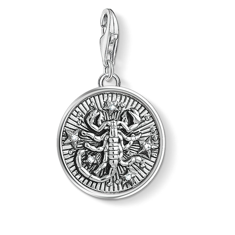 Thomas Sabo Silver Cubic Zirconia Scorpio Charm 1647-643-21