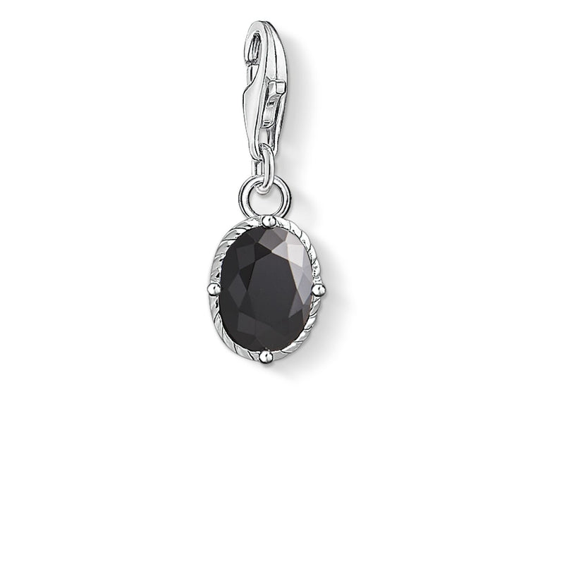 Thomas Sabo Black Vintage Look Stone Charm 1669-643-11