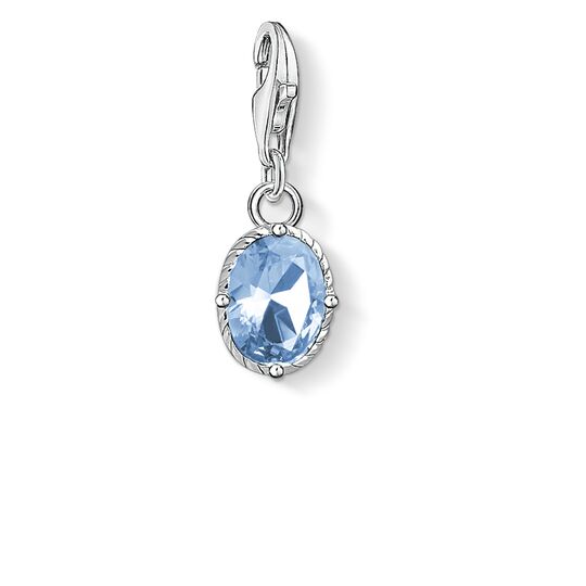 Thomas Sabo Ice Blue Vintage Look Stone Charm 1670-009-1