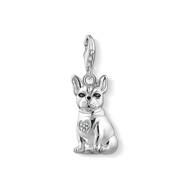 THOMAS SABO CHARM PENDANT FRENCH BULLDOG SILVER 1726-041-21