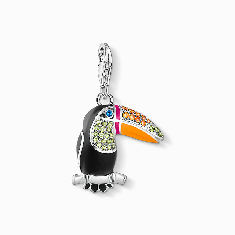 Thomas Sabo Charm pendant colourful toucan silver 1727-691-7