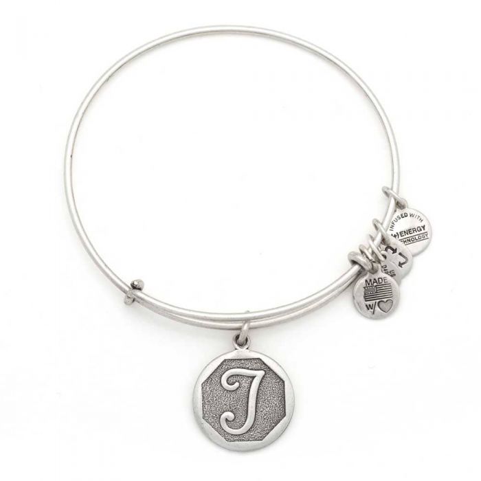 Alex and Ani Initial 'T' Charm Bangle A13EB14TS