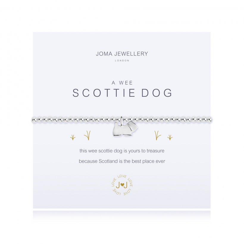 Joma Jewellery A Wee Scottie Dog Bracelet 1814