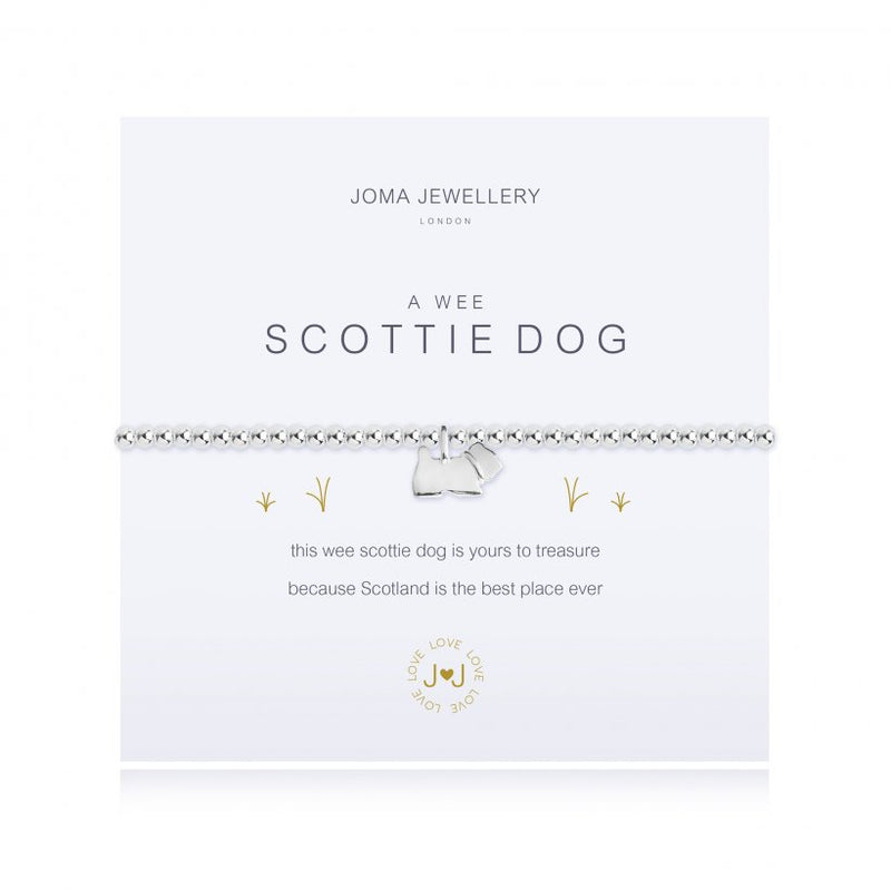 Joma Jewellery A Wee Scottie Dog Bracelet 1814