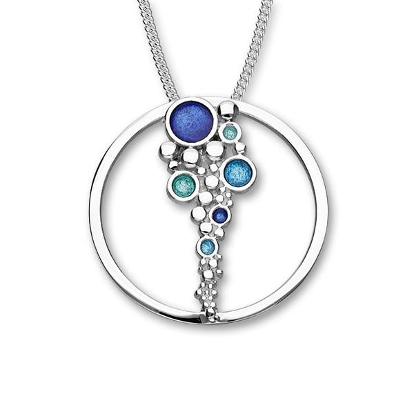 Ortak Drofn Silver Pendant - Ultramarine & FP Green EP477