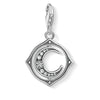 Thomas Sabo Silver Cubic Zirconia Rotating Moon Charm 1854-051-14