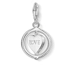 Thomas Sabo Rotating Heart Charm Pendant 1858-051-14