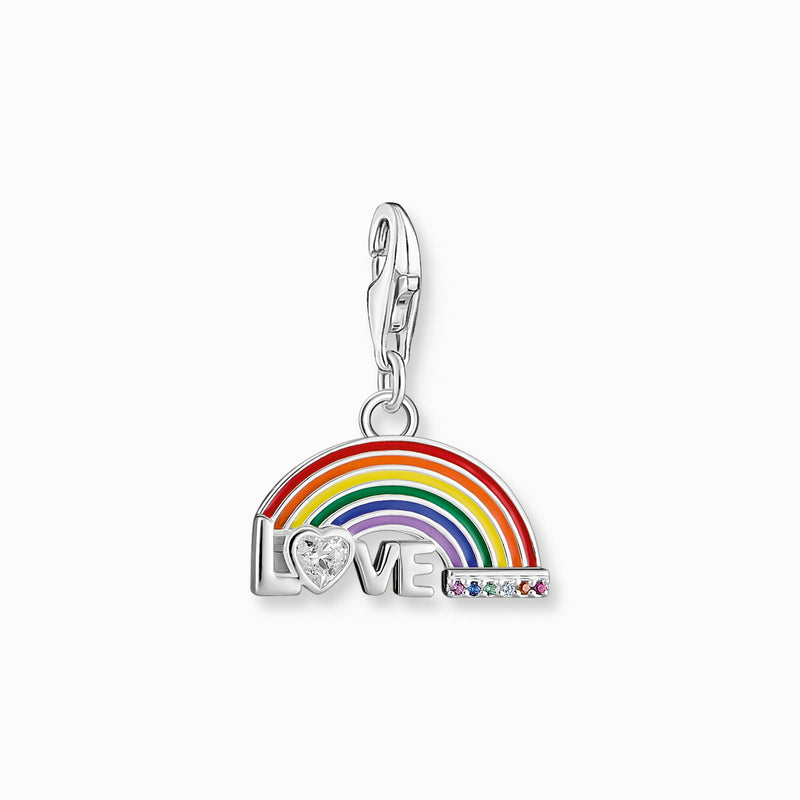 Thomas Sabo Charm pendant colourful rainbow silver 1925-314-7