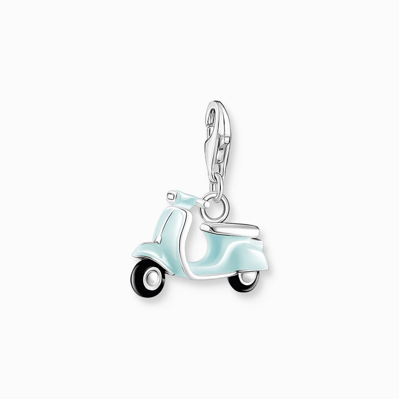 Thomas Sabo Charm pendant turquoise motor scooter silver 1937-041-7