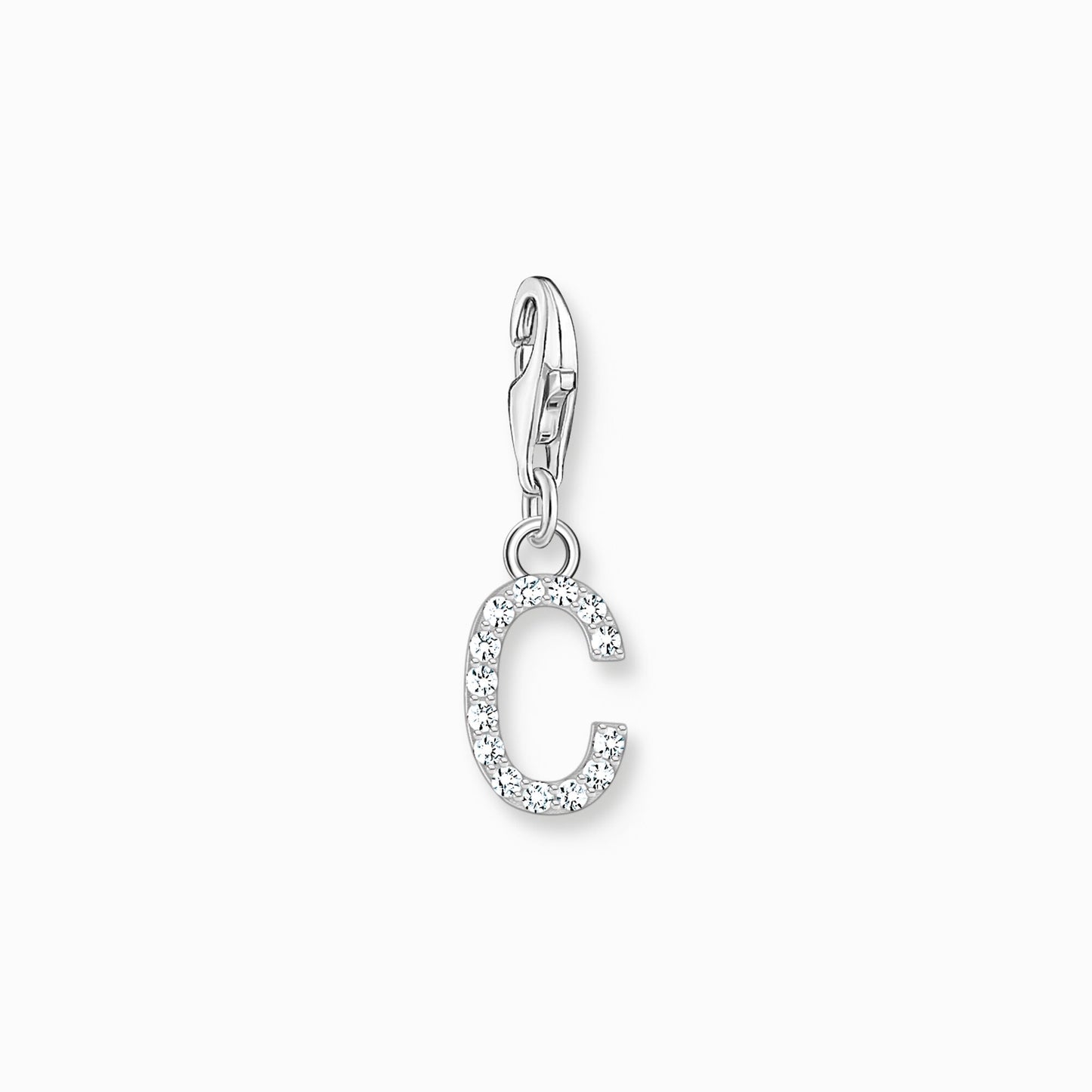 Thomas Sabo Charm pendant letter C with white stones silver 1943-051-14