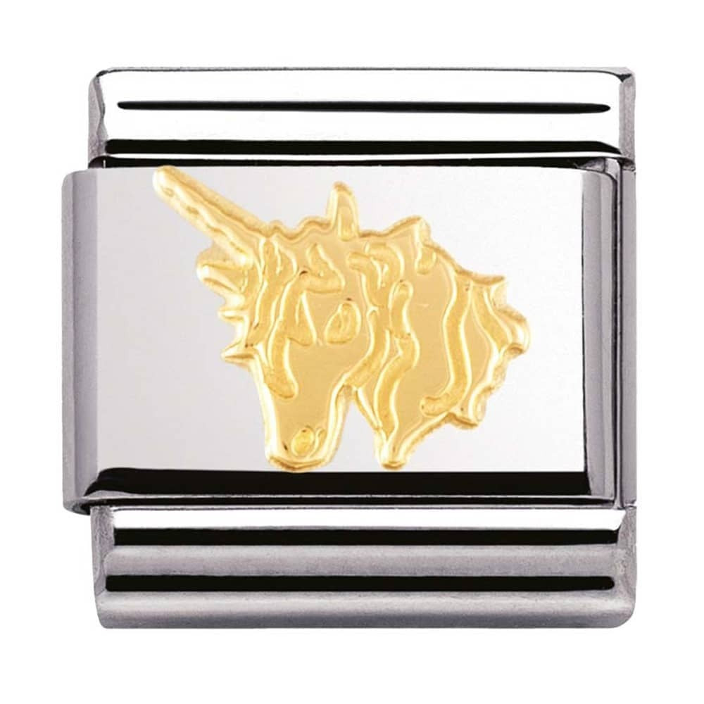 NOMINATION Gold Unicorn Charm 030149-07