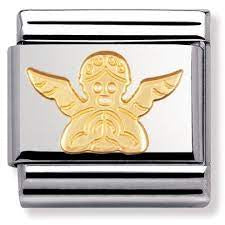 Nomination Gold Angel Charm 030105-04