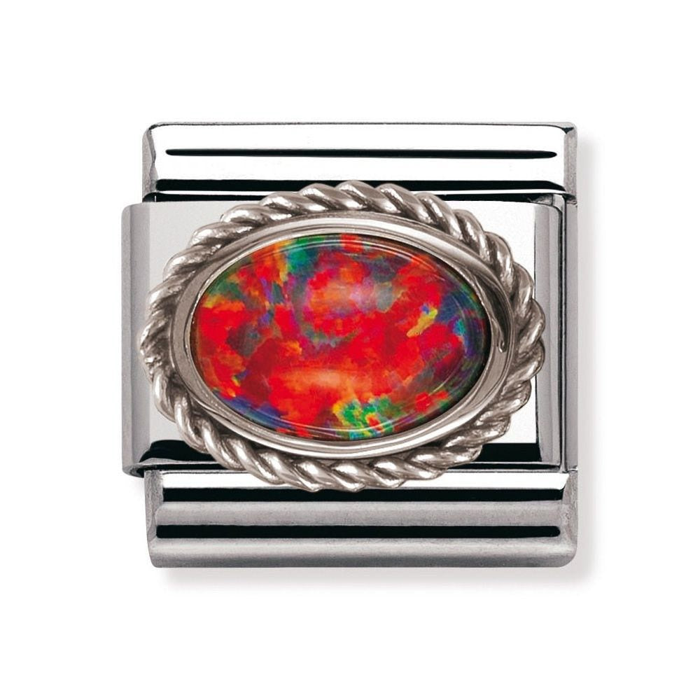 NOMINATION Red Opal Charm 330503-08