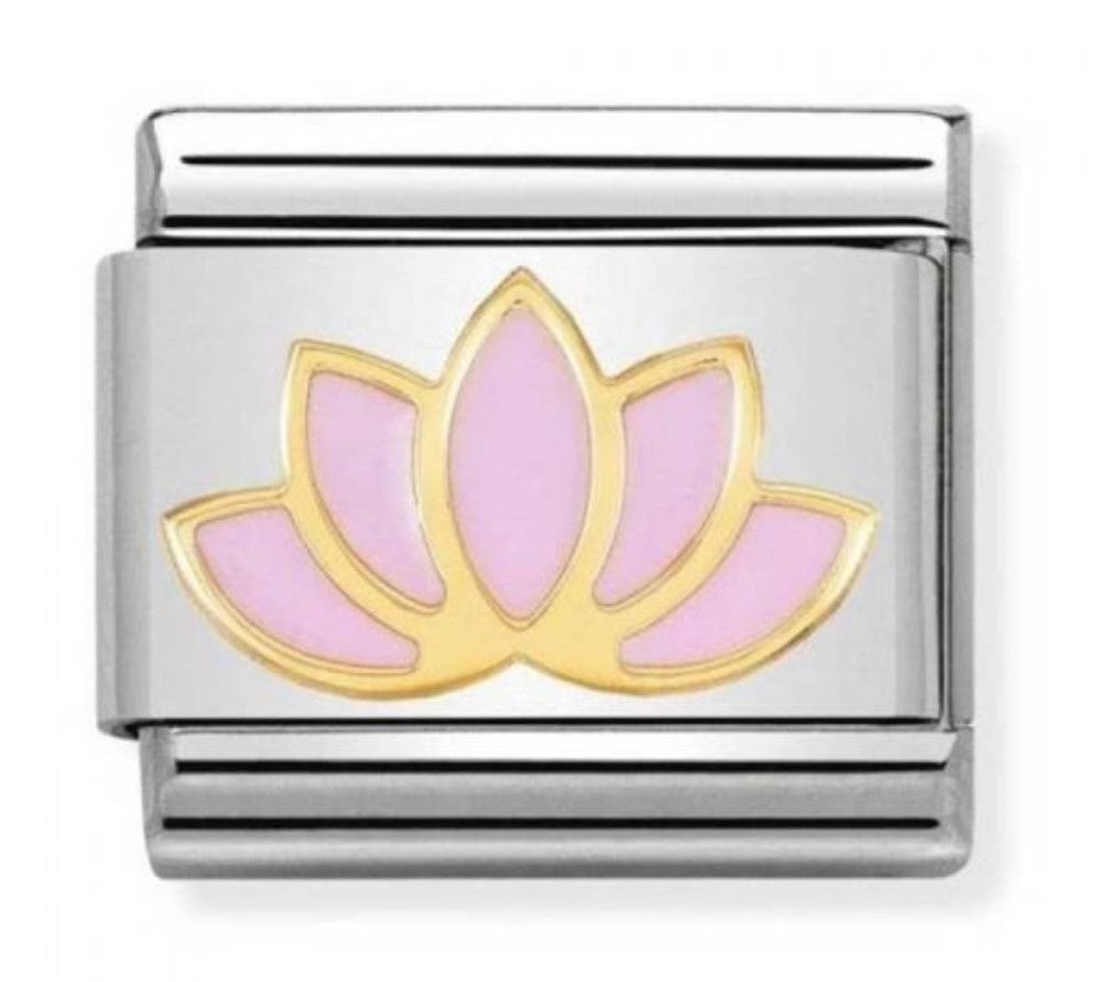 NOMINATION Gold Lotus Flower Charm 030278-17