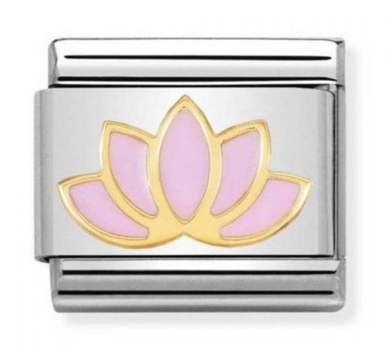 Nomination Gold Lotus Flower Charm 030278-17