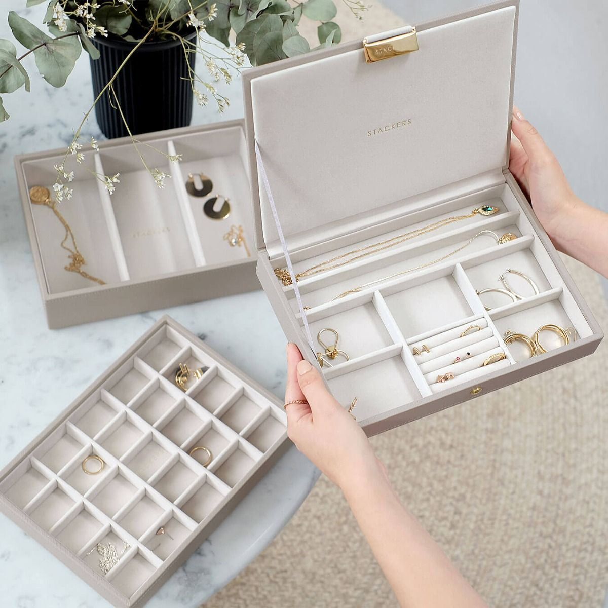 Stackers Taupe Classic Jewellery Box 73774