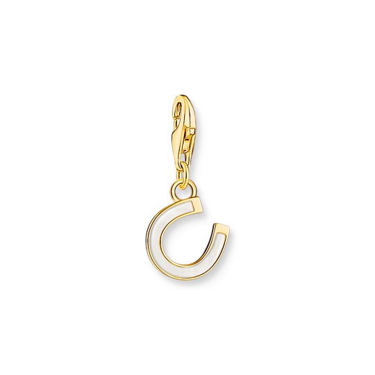 Thomas Sabo Yellow Gold Plated Horseshoe Charm 2018-427-14