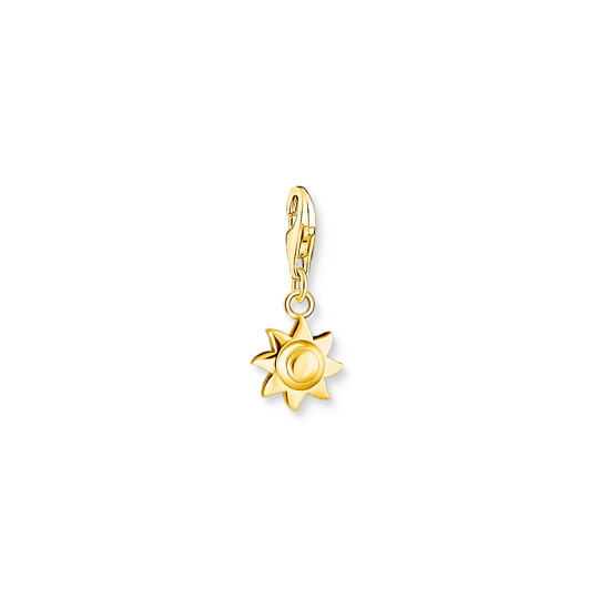 Thomas Sabo Charm Pendant Sun Gold Plated 2024-413-39