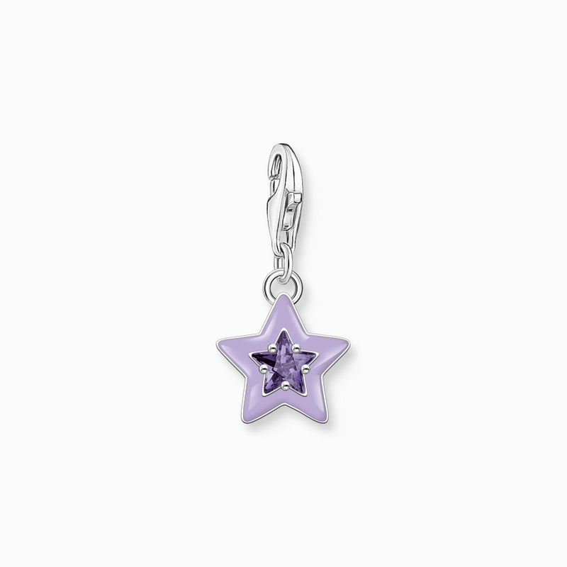 Thomas Sabo Violet Star Glow in the Dark Charm 2039-041-13