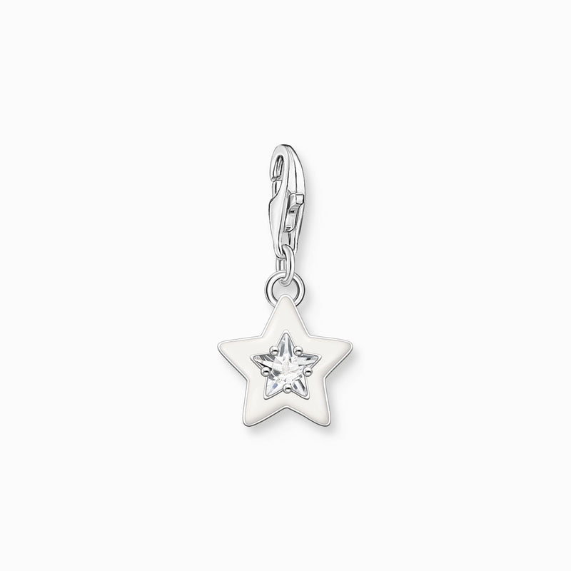 Thomas Sabo White Star Glow in the Dark Charm 2044-041-14