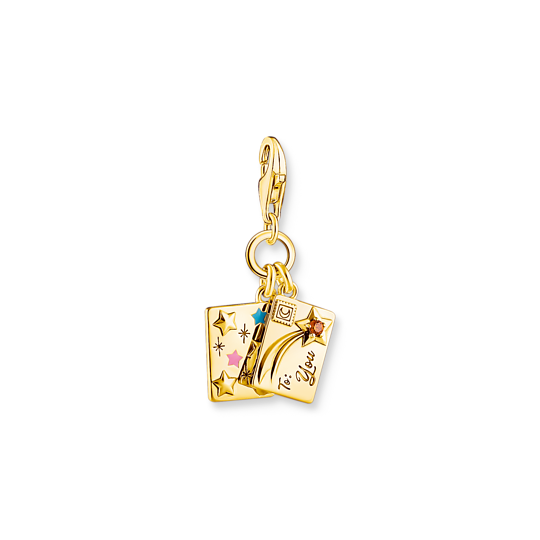 Thomas Sabo Gold Plated Wish Upon A Star Charm 2065-414-7