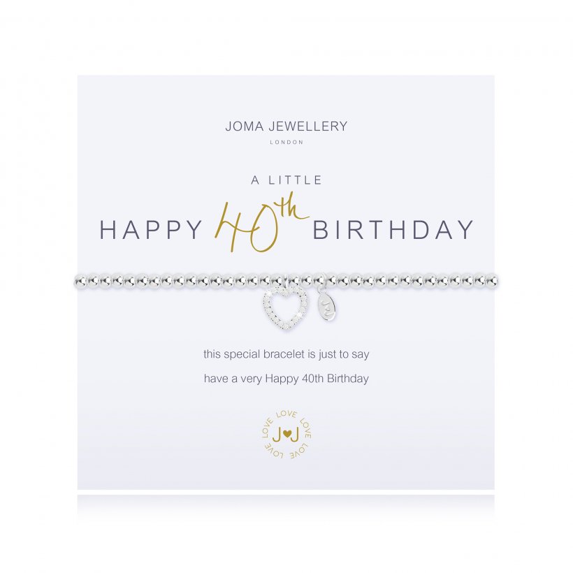 Joma Jewellery A Little 40th Bracelet 2073