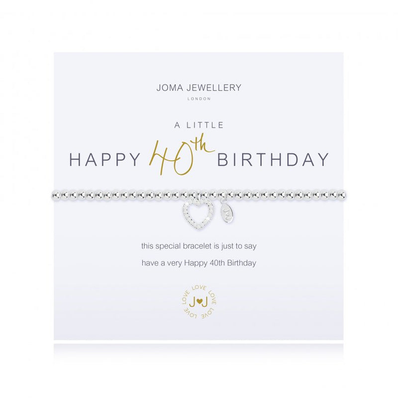 Joma Jewellery A Little 40th Bracelet 2073
