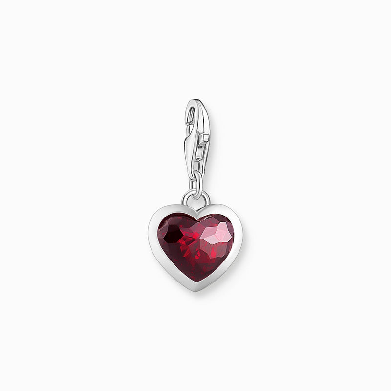 Thomas Sabo Silver Red Heart Charm 2094-699-10