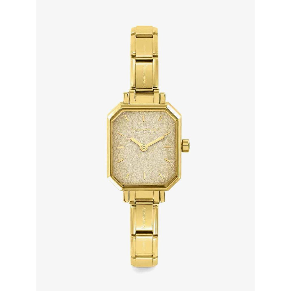 Nomination Paris Watch Rectangular Gold Glitter 076032-026
