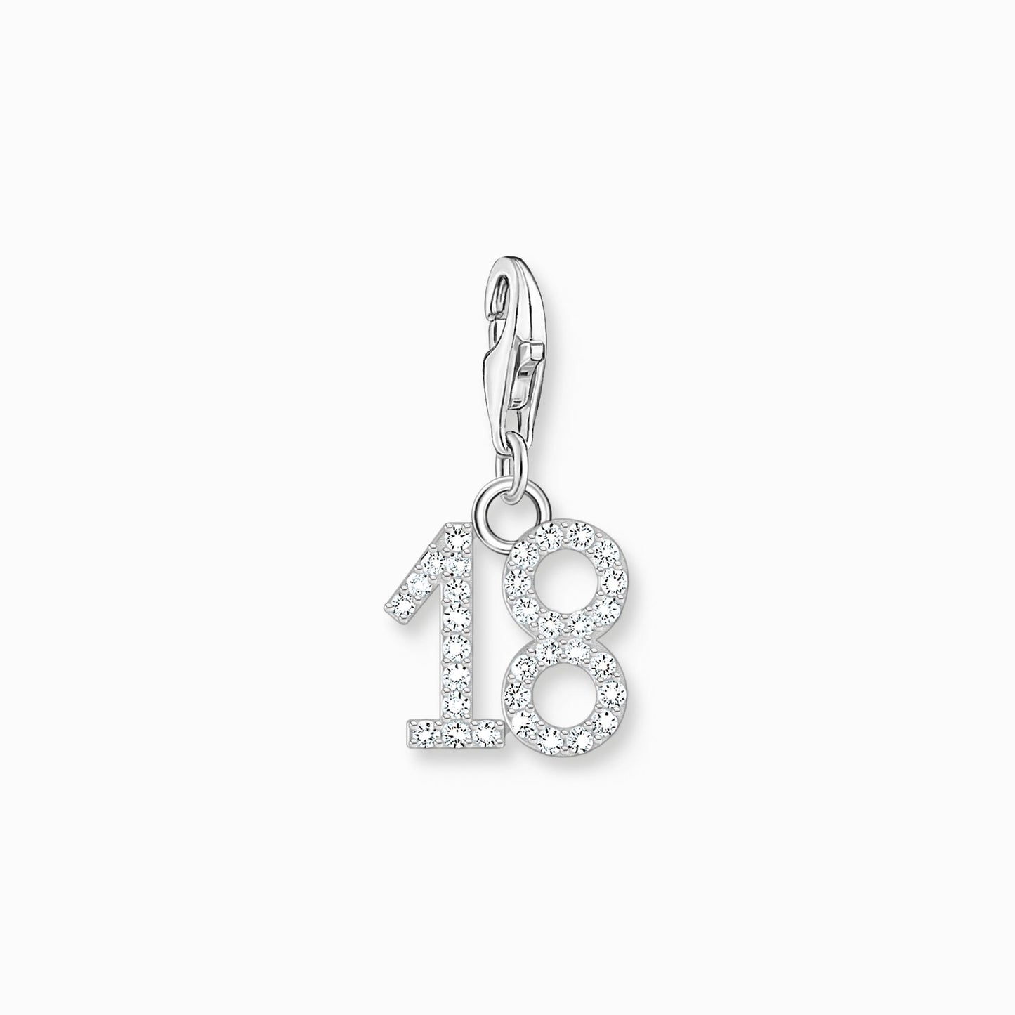 Thomas Sabo Silver CZ 18 Charm 2134-051-21