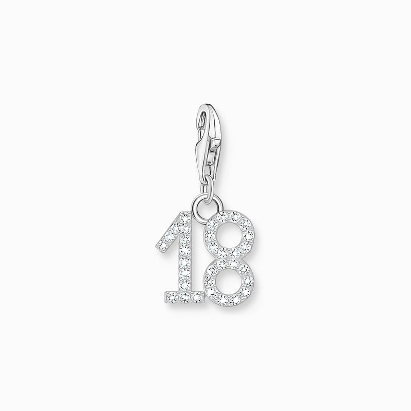 Thomas Sabo Silver CZ 18 Charm 2134-051-21