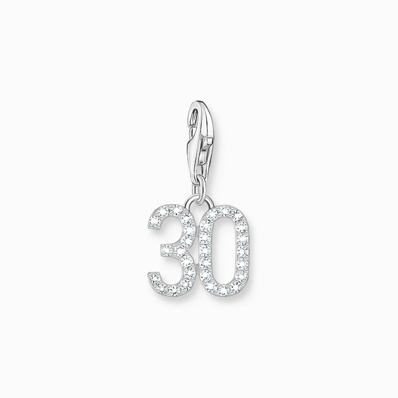 Thomas Sabo Silver CZ 30 Charm 2136-051-21