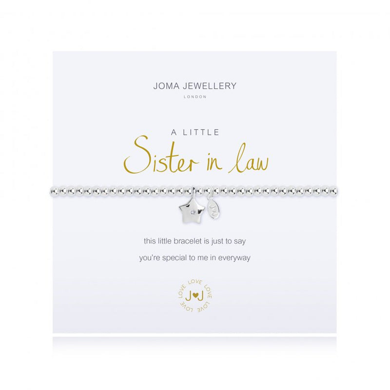 Joma Jewellery A Little Sister in Law Bracelet 2268
