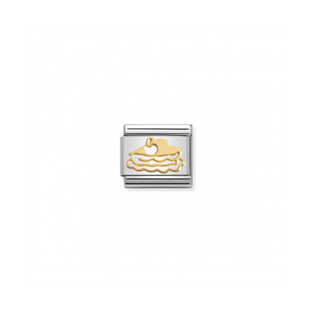 NOMINATION CLASSIC Gold Madame Monsieur Pie Charm 030162/01