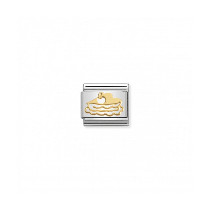 Nomination CLASSIC Gold Madame Monsieur Pie Charm 030162/01