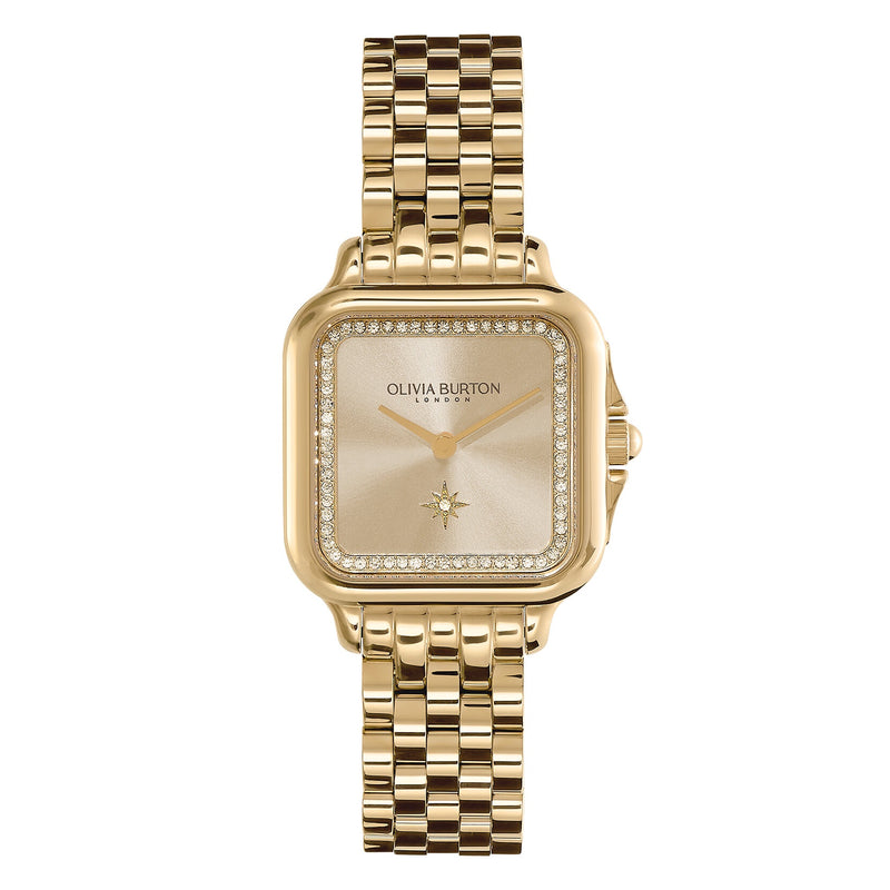 Olivia Burton Classic Grosvenor Gold Bracelet Watch 24000084