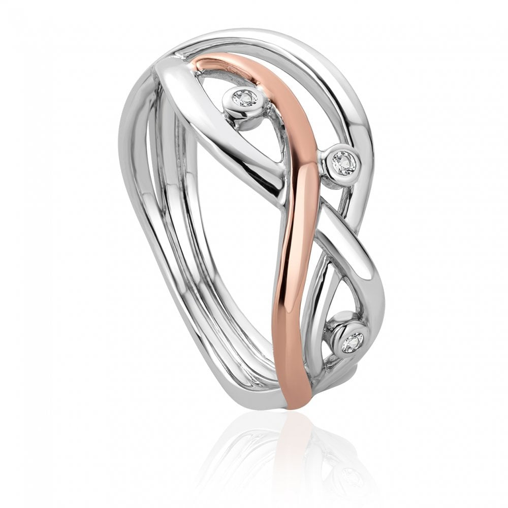 Clogau Swallow Falls Ring 3SCTWIR